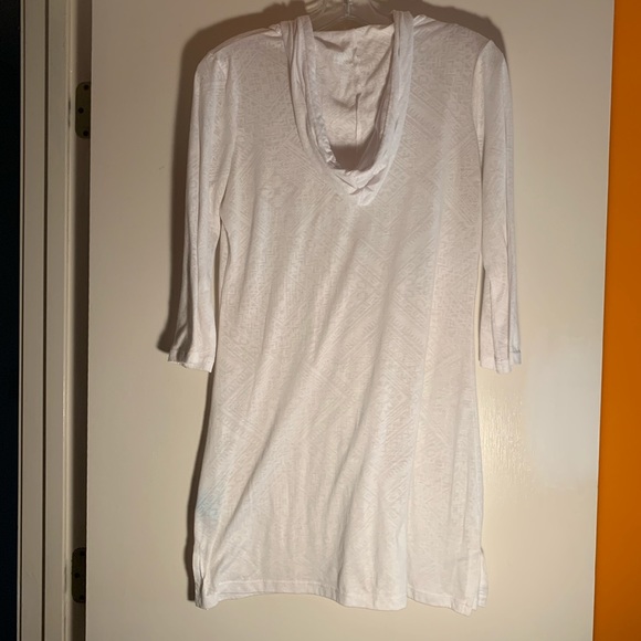 Swim Suit Coverup with Hoodie - Picture 3 of 5